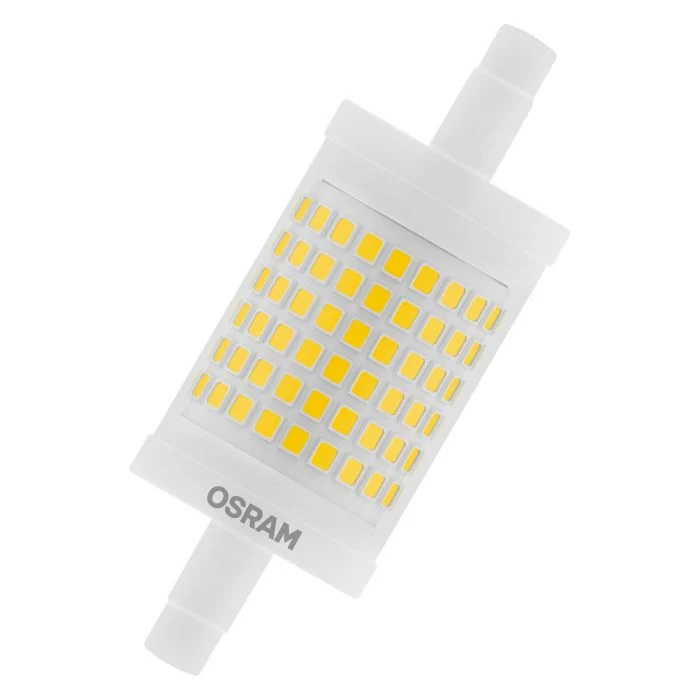 Osram LED Linear R7s Parathom 78mm Clara 12W 1521lm - 827 Luz Muy Cálida | Regulable - Reemplazo 100W
