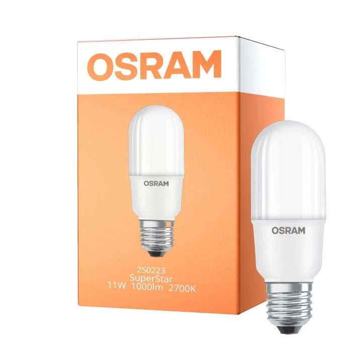 Osram LED Superstar E27 Linear Mate 11W 1000lm - 927 Luz Muy Cálida | Mejor Reproducción De Color - Regulable - Reemplazo 75W