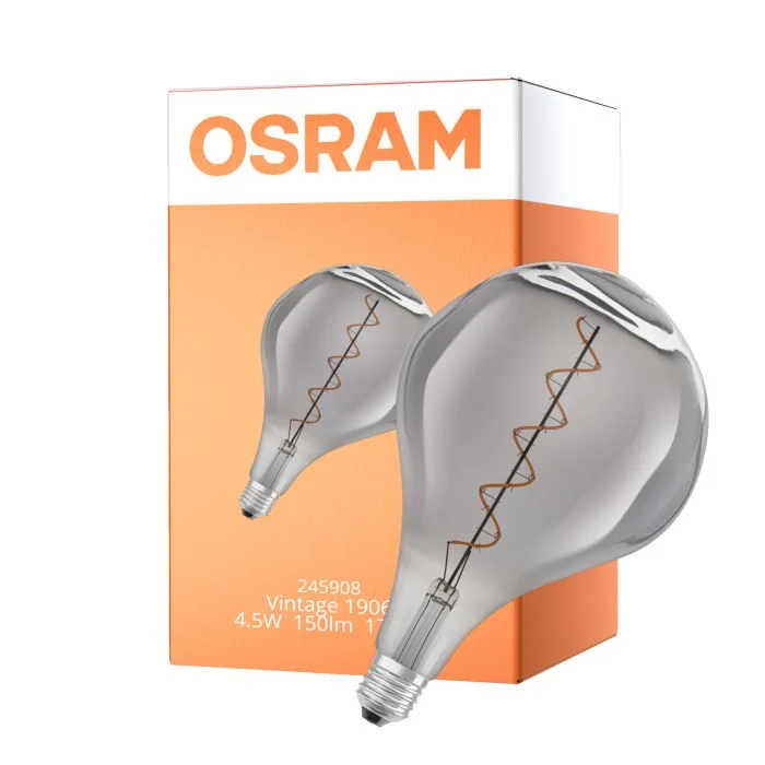 Osram Vintage 1906 LED E27 Special Filament Smokey 4.5W 150lm - 817 Extra Warm White | Dimmable
