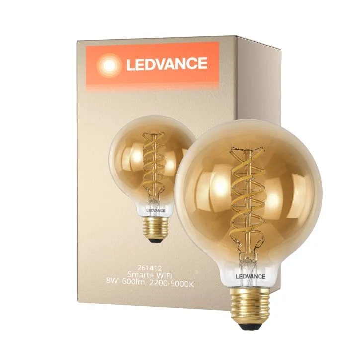 Ledvance Smart+ Wifi E27 G80 8W 600lm - 822-850 Ajustable Blanco | Regulable - Reemplazo 60W