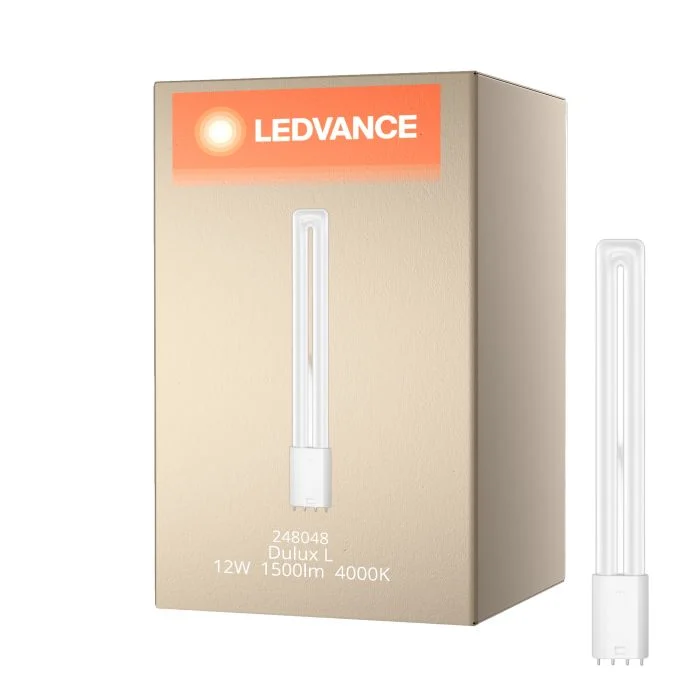 Ledvance Dulux-L LED 12W - 840 Blanco Frio | 4-Pines - Reemplazo 24W