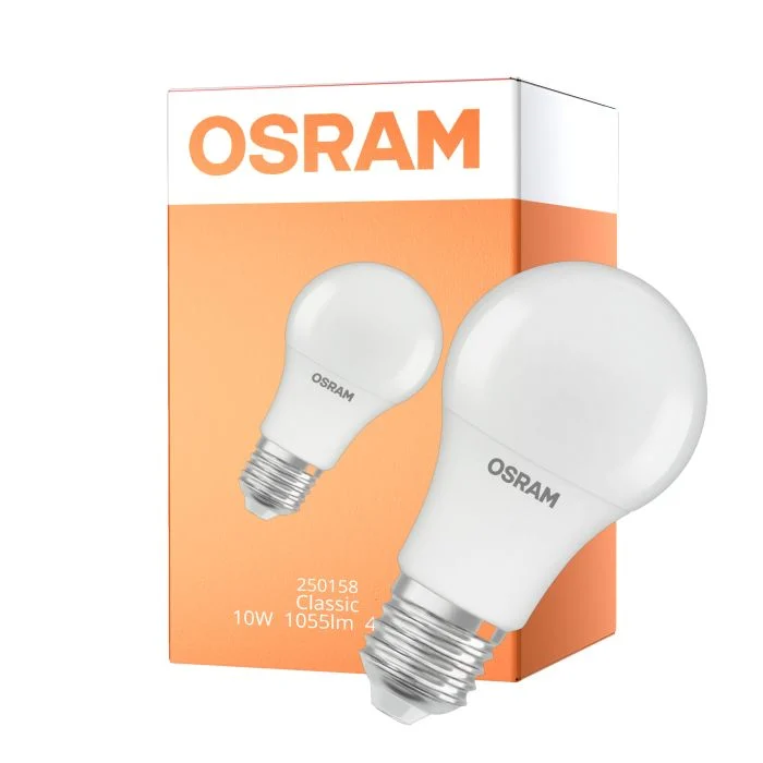Osram Classic LED E27 Pera Mate 10W 1055lm - 840 Blanco Frio | Reemplazo 75W