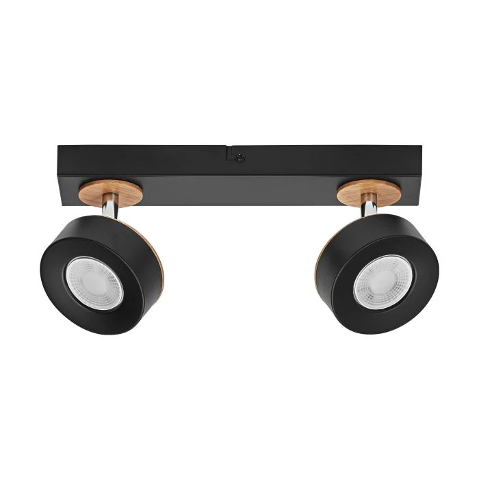 Ledvance LED Decor Foco Pluto Acero Negro 9.6W 615lm - 830 Luz Cálida