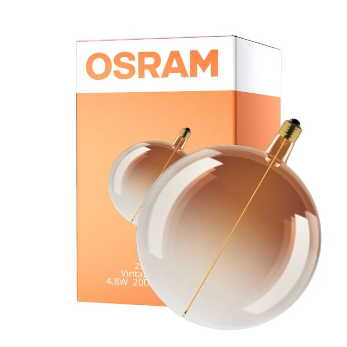 Osram Vintage 1906 LED E27 Con Filamento 4.8W 200lm - 818 Luz Muy Cálida | Regulable - Reemplazo 25W