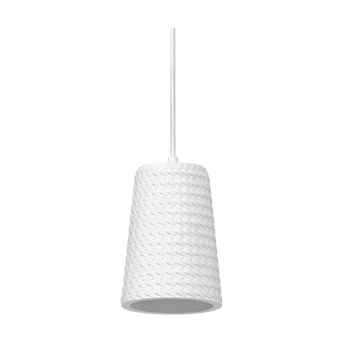 Ledvance Decor Yeso/Acero Cone Colgante De Luz Blanco | Apta para E27