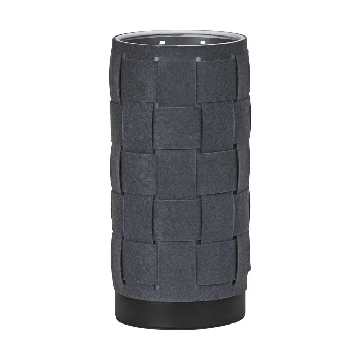 Ledvance Lámpara De Mesa Decor Felt Weaving Tubo Oscuro Gris | Apta para 1x E14
