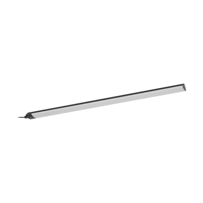 Ledvance Pantalla LED Linear Angle Sin Marco Negro 7.5W 480lm - 830-840 CCT | 55cm - Mando A Distancia