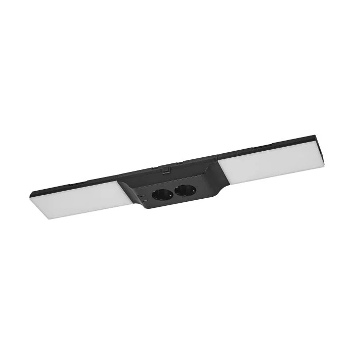 Ledvance Pantalla LED Undercabinet Casquillo Sin Marco Negro 10W 500lm - 830 Luz Cálida | 55cm - con USB