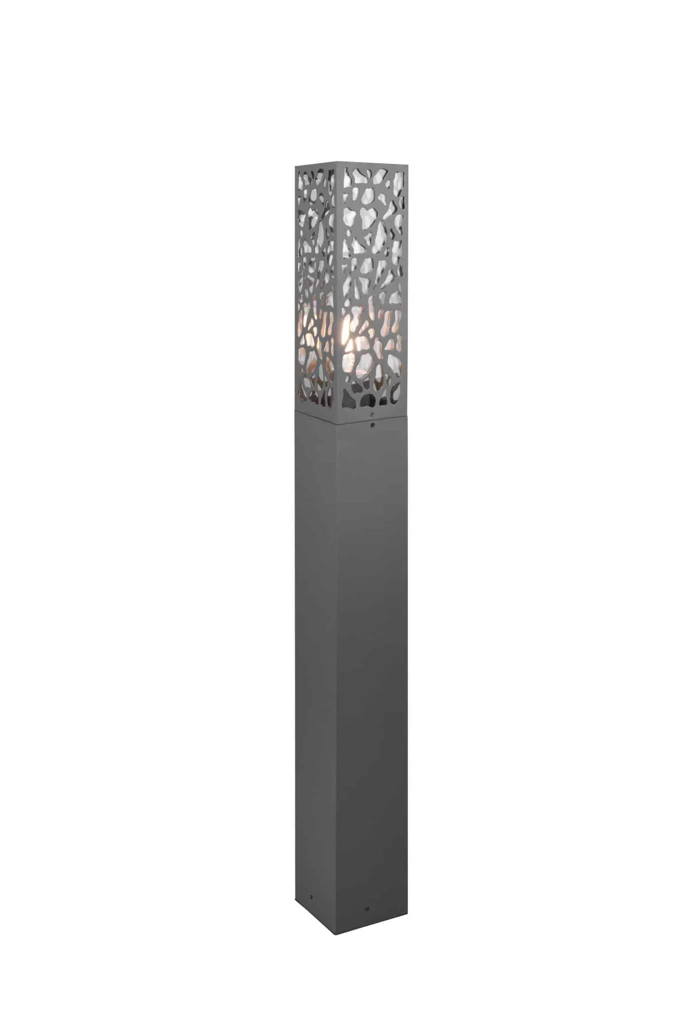 Baliza de exterior Trio Cooper acero inoxidable antracita IP44 100cm 4