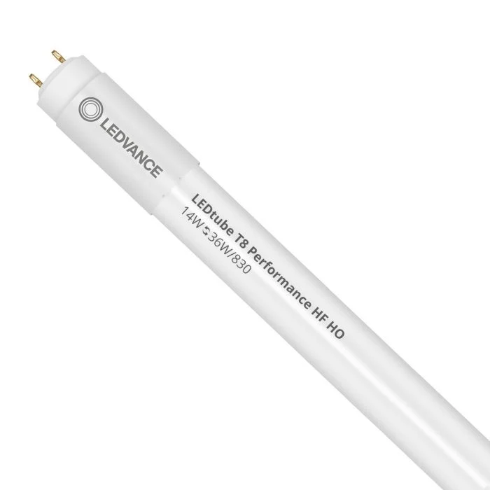 Ledvance Tubo LED T8 Performance (HF) High Output 14W 1900lm - 830 Luz Cálida | 120cm - Reemplazo 36W
