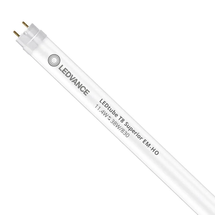 Ledvance Tubo LED T8 Superior (EM/Mains) High Output 11.4W 1800lm - 830 Luz Cálida | 105cm - Reemplazo 38W