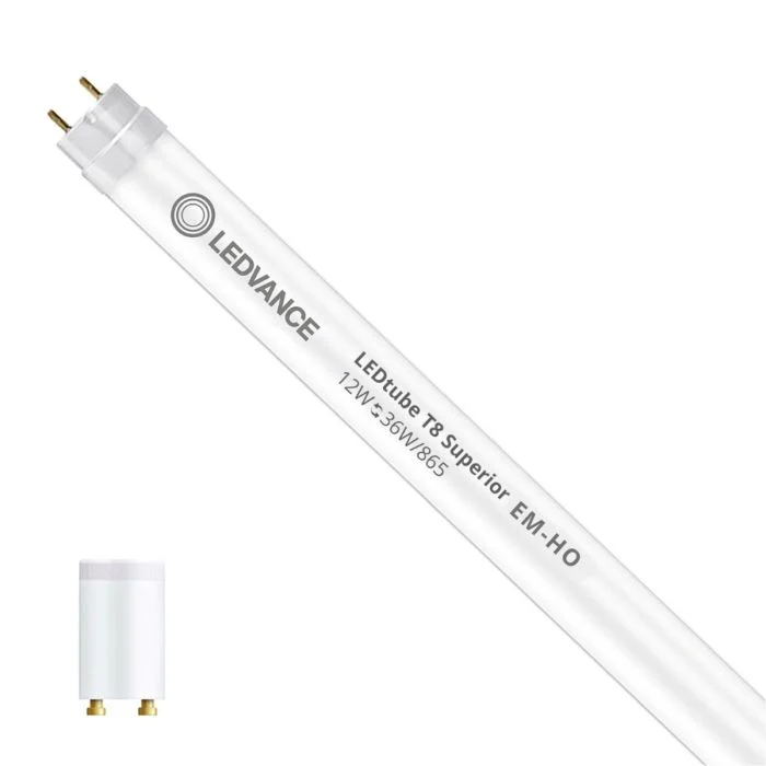 Ledvance Tubo LED T8 Superior (EM/Mains) High Output 12W 2100lm - 865 Luz De Día | 120cm - Reemplazo 36W