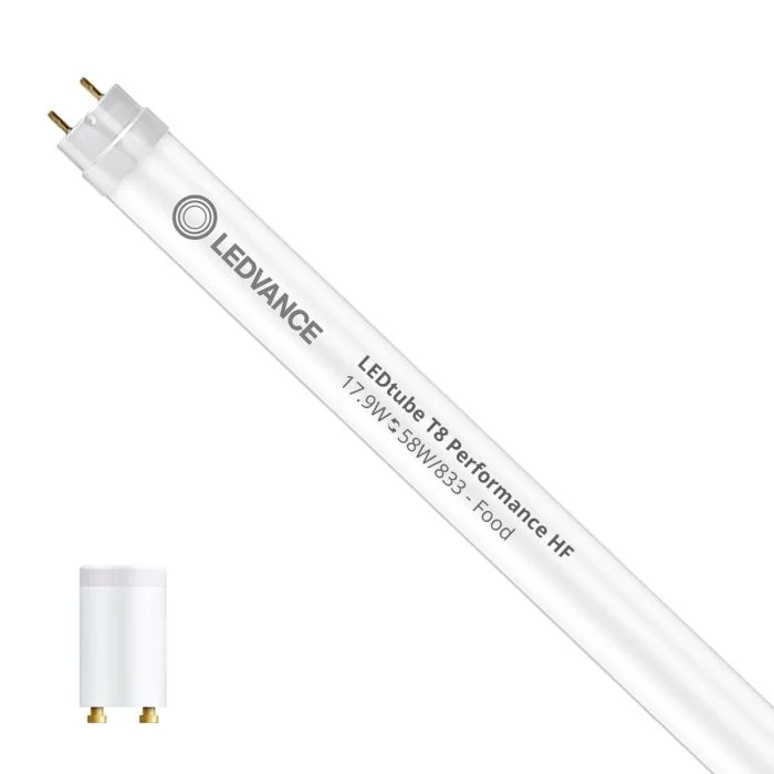 Ledvance Tubo LED T8 Performance (EM/Mains) Standard Output 17.9W 1700lm - 833 Food | 150cm - Reemplazo 58W