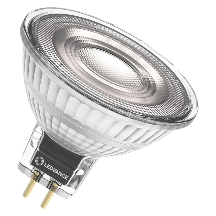 Ledvance Foco LED GU5.3 MR16 6.3W 355lm 36D - 927 Luz muy Cálida | Mejor reproducción de color - Regulable - Reemplazo 35W