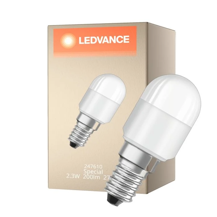 Ledvance LED Special T26 E14 Tubular Mate 2.3W 200lm - 827 Luz muy Cálida | Reemplazo 20W