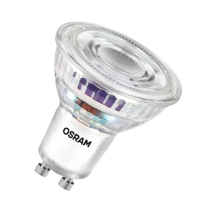 Osram Foco LED GU10 PAR16 2W 360lm 36D - 827 Luz Muy Cálida | Reemplazo 50W - Ultra Efficiency