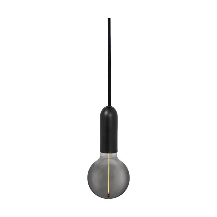 Ledvance Vintage 1906 Colgante De Luz Esférica Negro | Apta para E27
