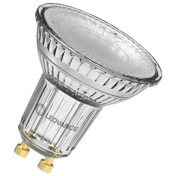 Ledvance Performance Foco LED Reflector GU10 PAR16 7W 650lm 120D - 930 Luz Cálida | Mejor Reproducción De Color - Regulable - Reemplazo 51W