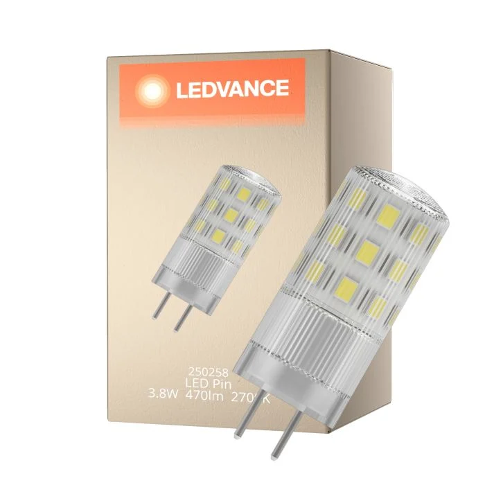 Ledvance Performance LED Capsule Clara GY6.35 3.8W 470lm - 827 Luz Muy Cálida | Regulable - Reemplazo 40W