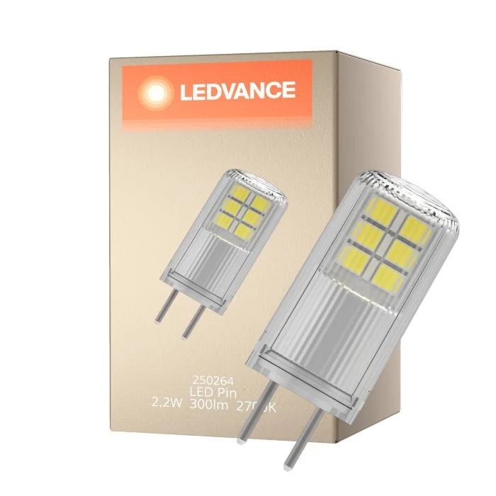 Ledvance Performance LED Capsule Clara GY6.35 2.2W 300lm - 827 Luz Muy Cálida | Reemplazo 28W