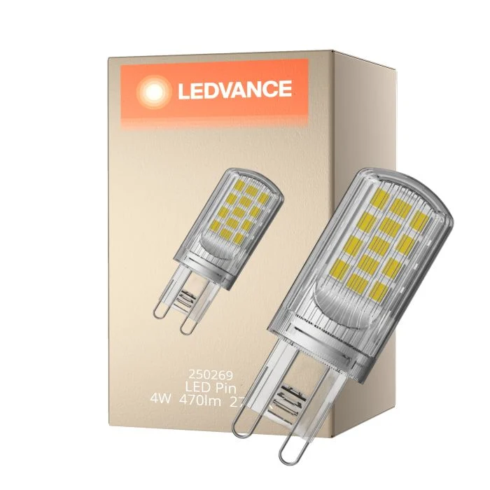 Ledvance Performance LED Capsule Clara G9 4W 470lm - 827 Luz Muy Cálida | Regulable - Reemplazo 40W