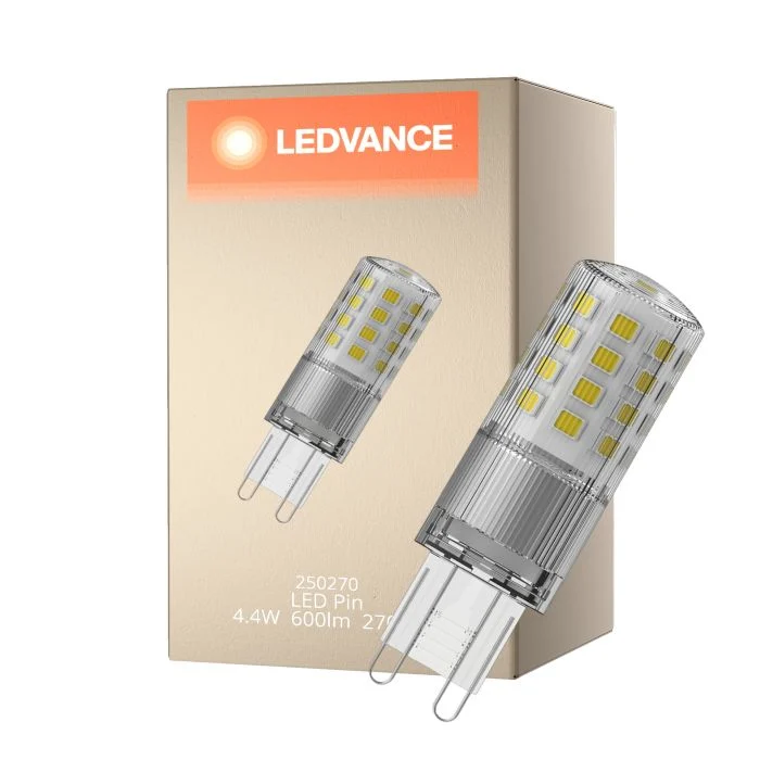 Ledvance Performance LED Capsule Clara G9 4.4W 600lm - 827 Luz Muy Cálida | Regulable - Reemplazo 48W