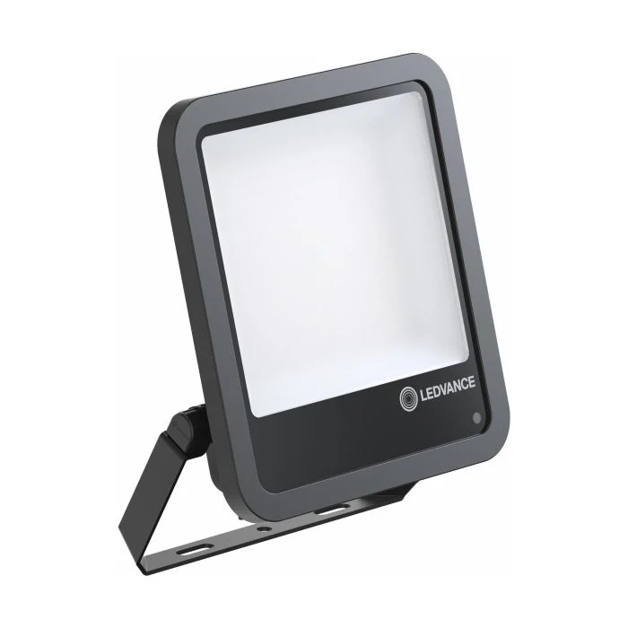 Ledvance Proyector LED Aluminium Negro 100W 15000lm 100D - 840 Blanco Frio | IP66 - Sensor De Luz - Simétrico