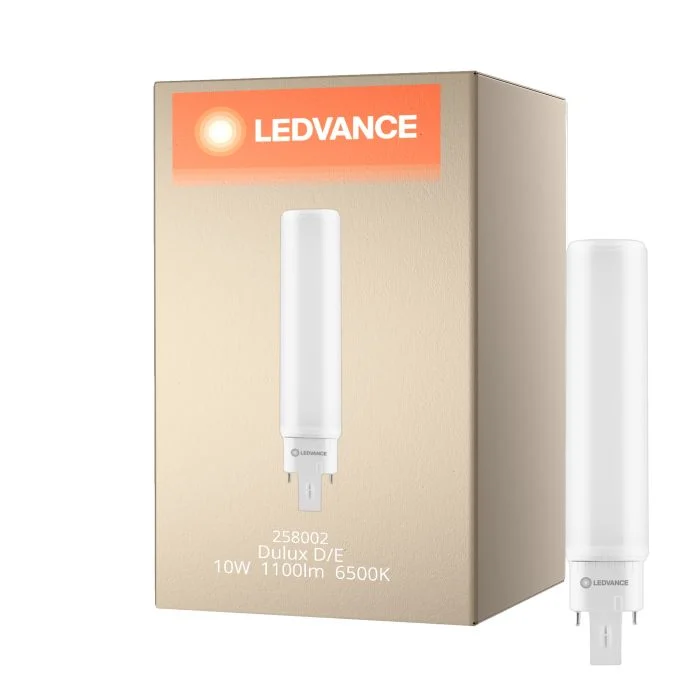 Ledvance DULUX LED D/E HF & AC Mains Value 10W 1100lm - 865 Luz De Día | Reemplazo 26W