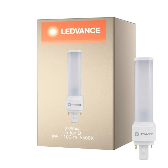Ledvance DULUX LED D EM & AC Mains Value 9W 1100lm - 865 Luz De Día | Reemplazo 26W