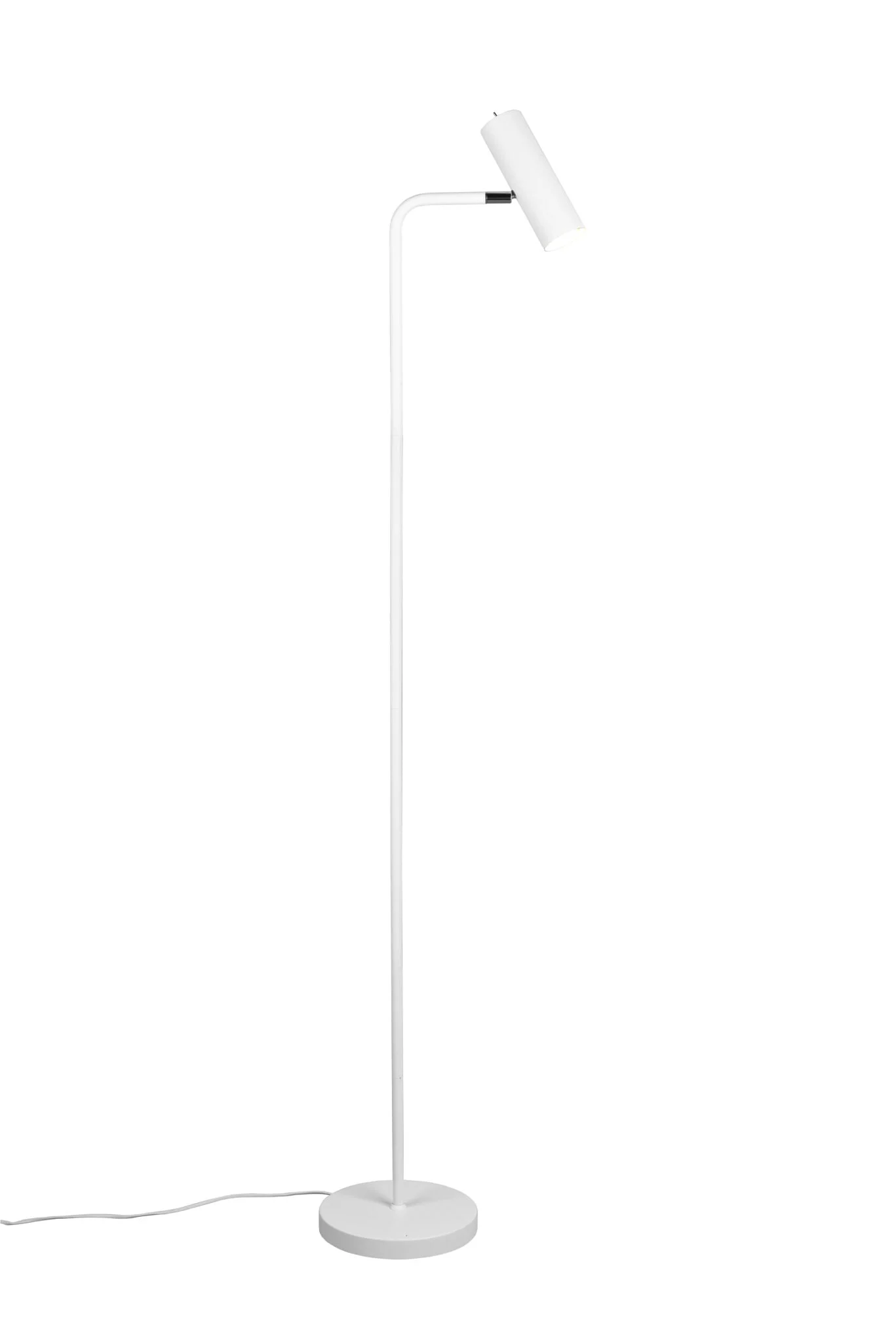 Lámpara de pie Trio Marley blanco mate 151cm 4