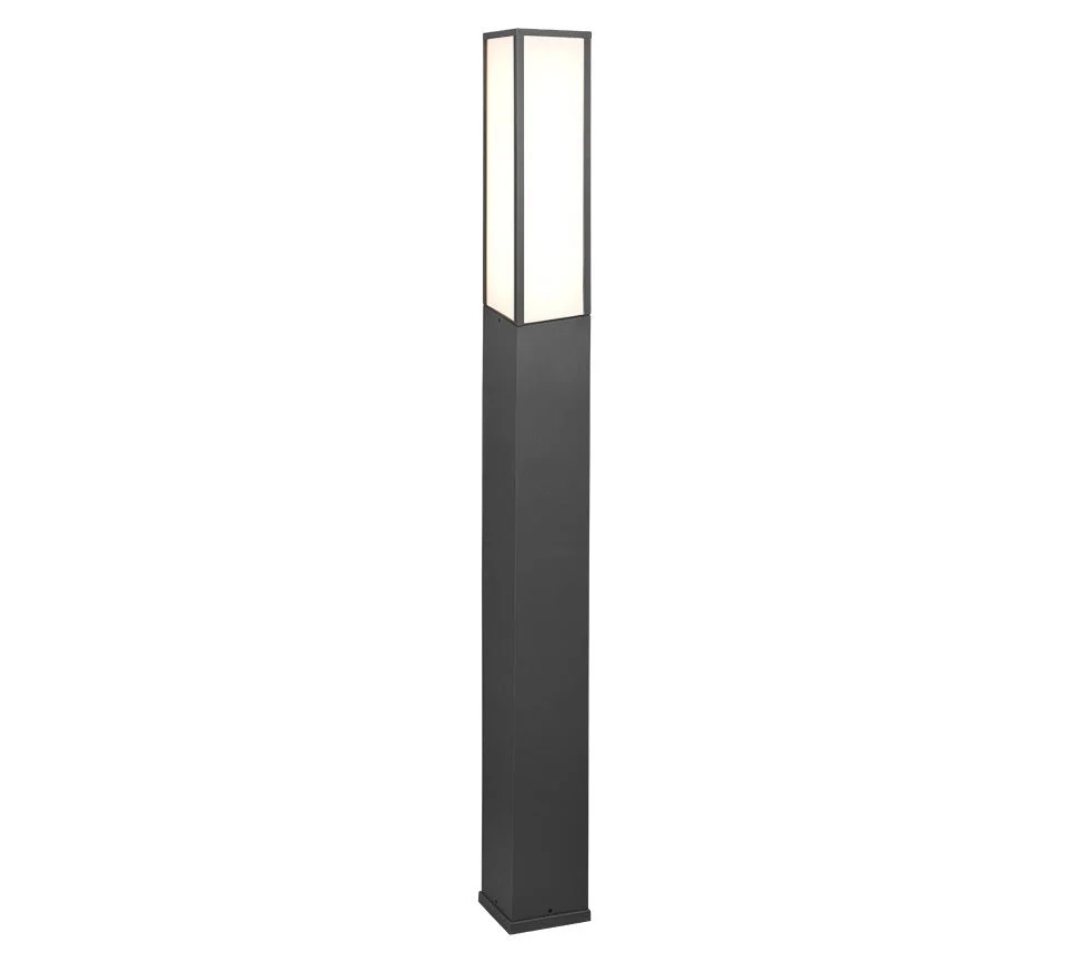 Baliza de exterior Trio Fuerte LED antracita 3000K IP54 155cm 4