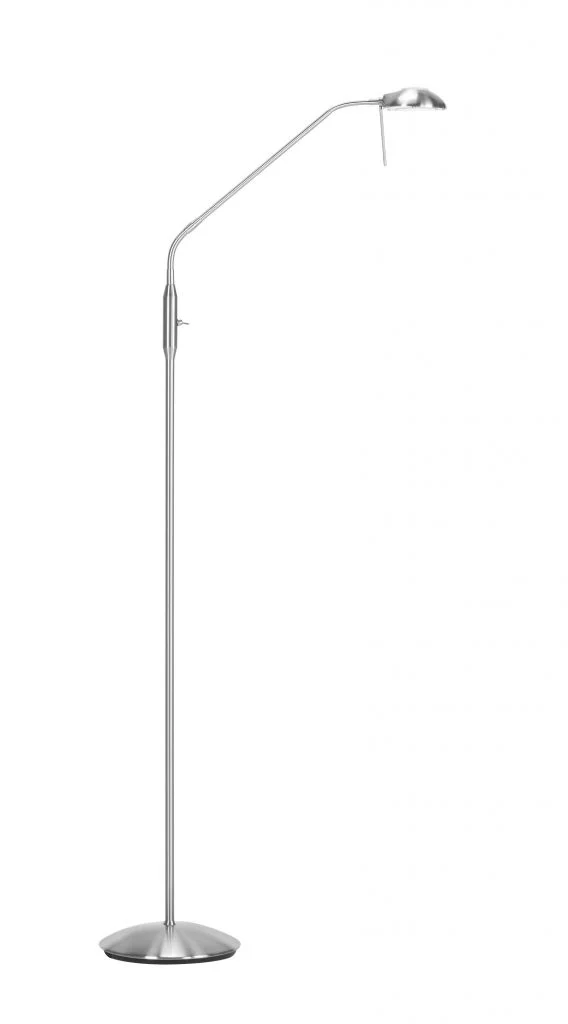 Lámpara de pie de salón MDC Dyle LED cromo gris 3000K 6W 569613525
