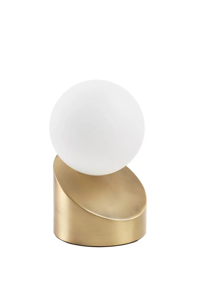 Lámpara de sobremesa MDC Moon LED bronce 8W 576514387