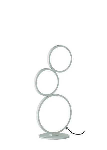 Lámpara de sobremesa Trio Rondo LED blanco mate 3000K regulable 45cm 5