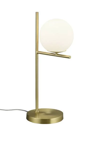 Lámpara de sobremesa grande Trio Pure bronce mate 52cm 502000108