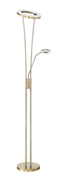 Lámpara de pie de salón MDC Anello LED dorado 3000K 30W 576084302