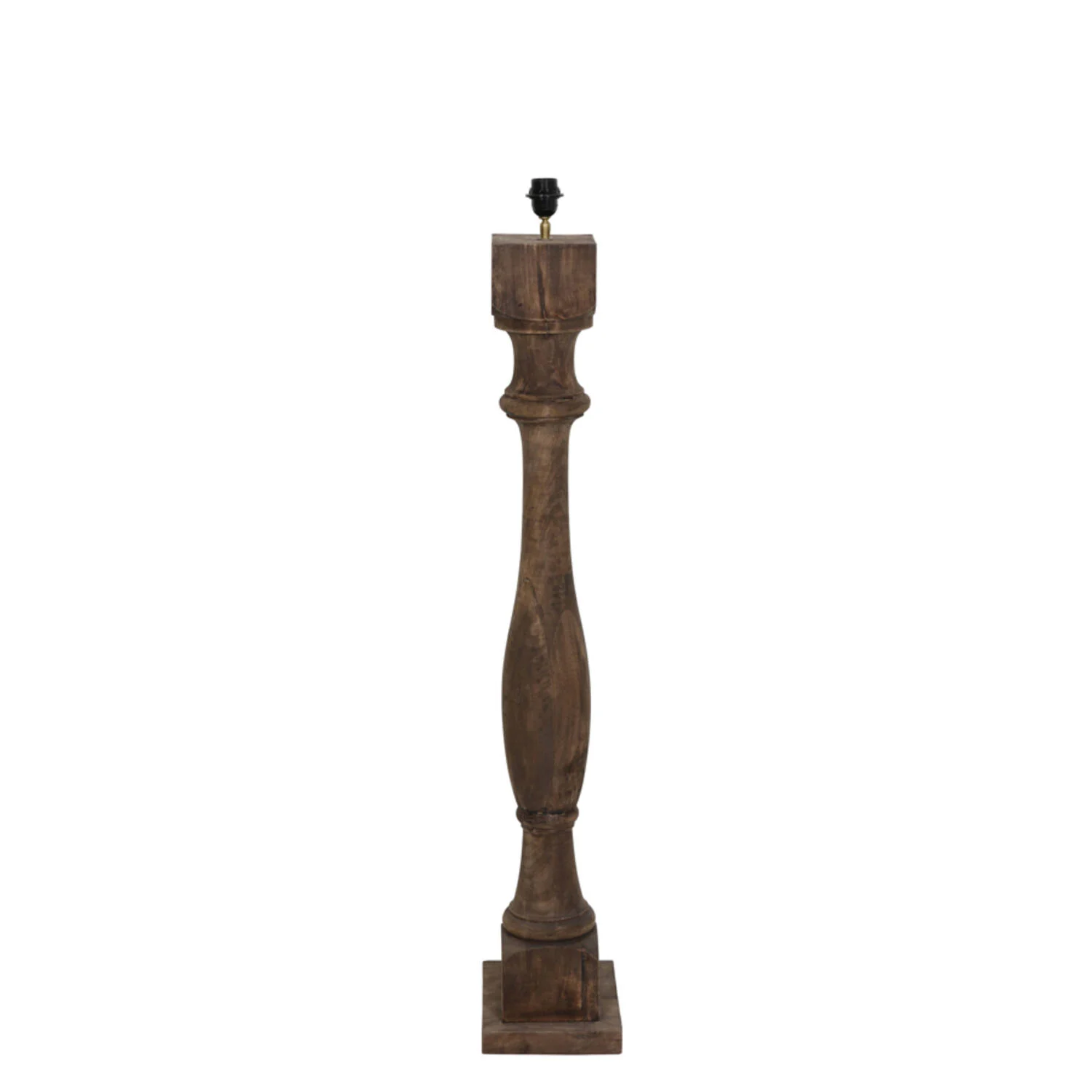 Base de lámpara de madera en estilo original Light & Living Robbia