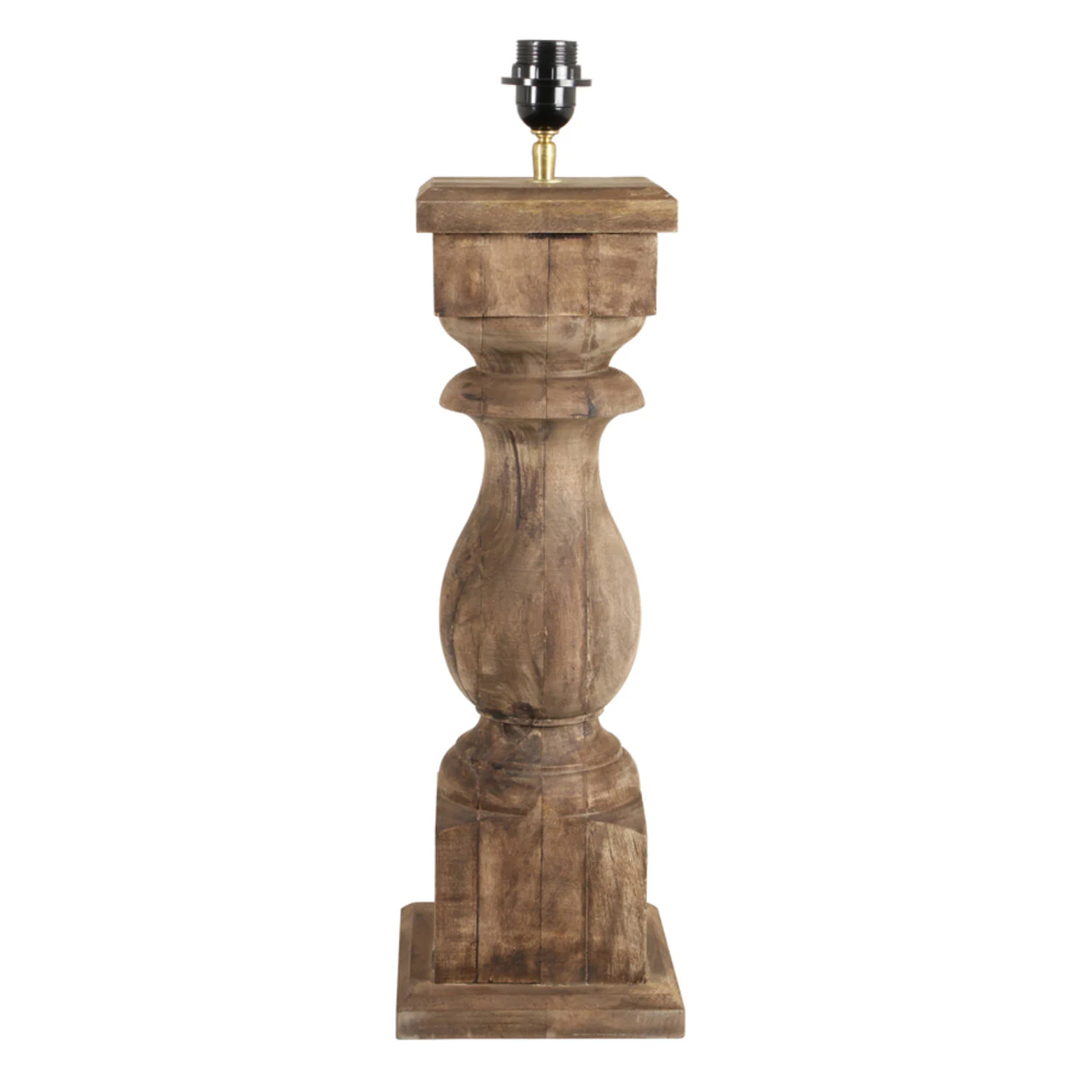 Base de lámpara de madera diseño clásico Light & Living Cadore