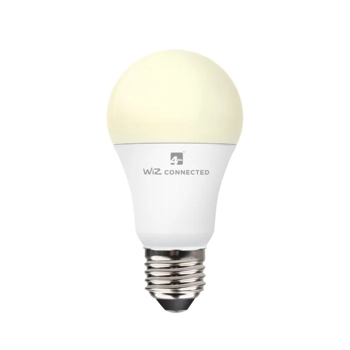 WiZ Smart LED E27 Pera Mate 9W 806lm - 827 Luz Muy Cálida | Regulable - Reemplazo 60W