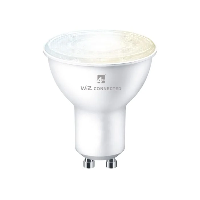 WIZ Smart Wifi/Bluetooth GU10 Spot 4.9W 345lm - 822-865 Ajustable Blanco | Regulable - Reemplazo 50W