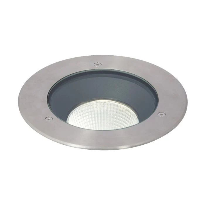 Ansell LED Foco Suelo Acero inoxidable 8W 785lm - 830 Luz Cálida | 175mm - IP67