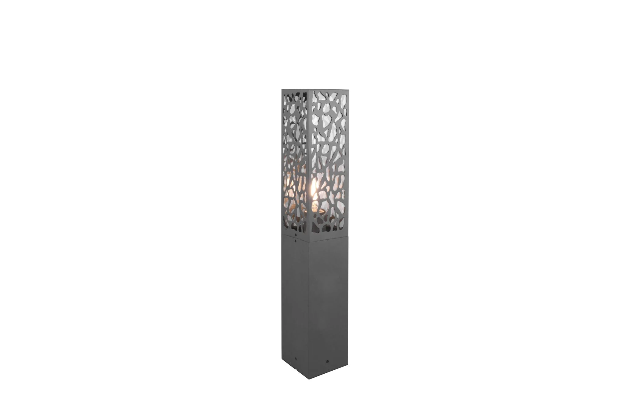 Baliza de exterior Trio Cooper acero inoxidable antracita IP44 60cm 5