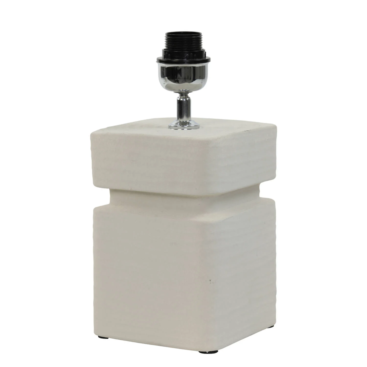 Base de lámpara cuadrada blanca Light & Living Amta