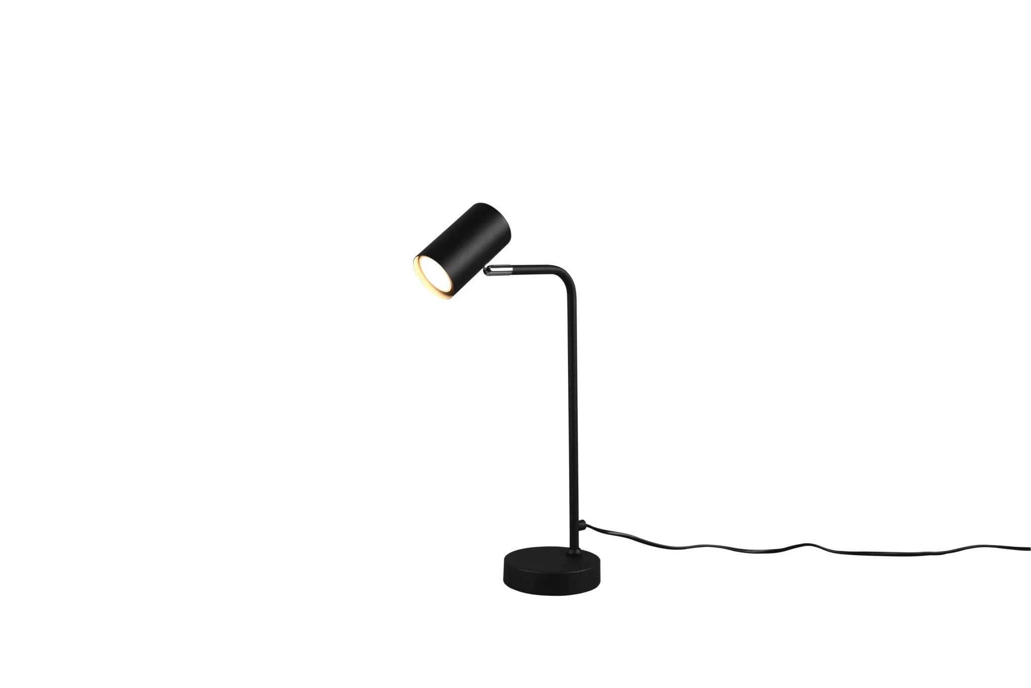 Lámpara de sobremesa Trio Marley negro mate 45cm 5
