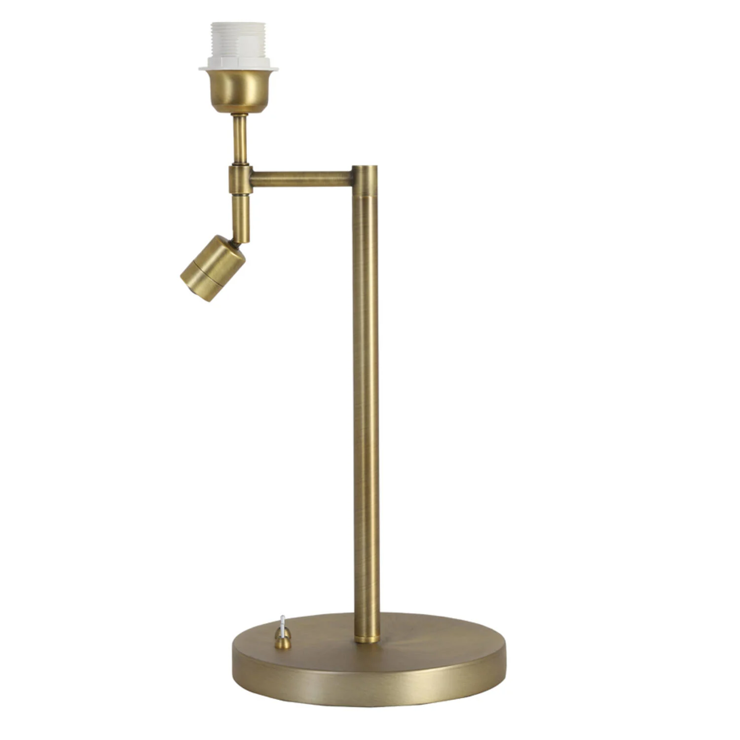 Lámpara de mesa clásica dorada Light & Living Montana