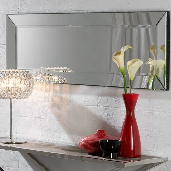 Espejo Schuller Roma plata y negro 75x95cm 29-E07/90