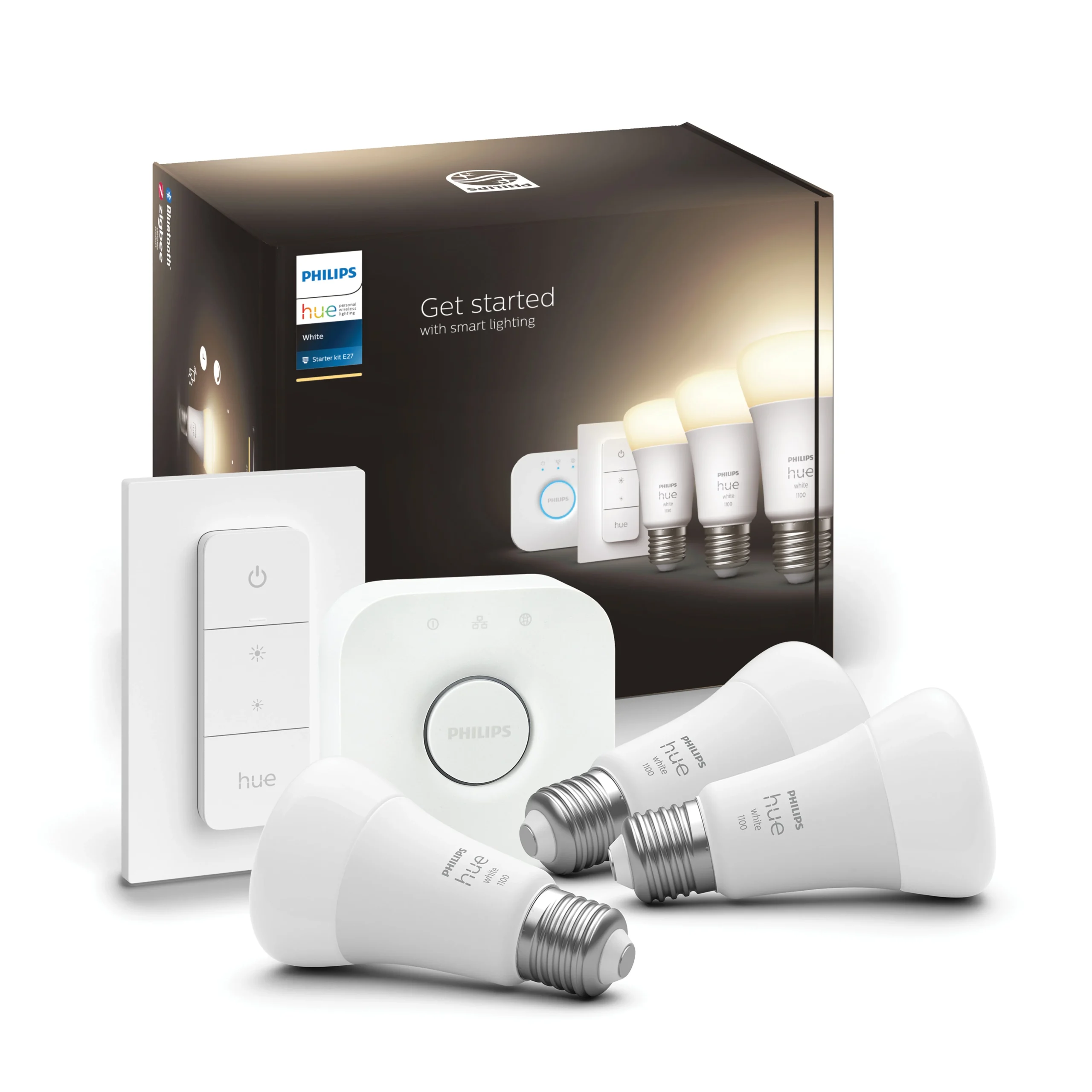 Philips Hue Kit de inicio 3 luces White Ambiance blanco 10W 2700K 1055lm