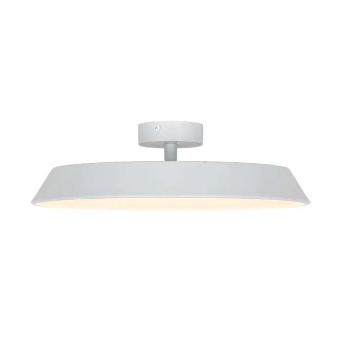 D'Lite Luz de techo Ginste Mate Blanco 23W 1800lm - 827 Luz Muy Cálida | 3 Pasos Regulable