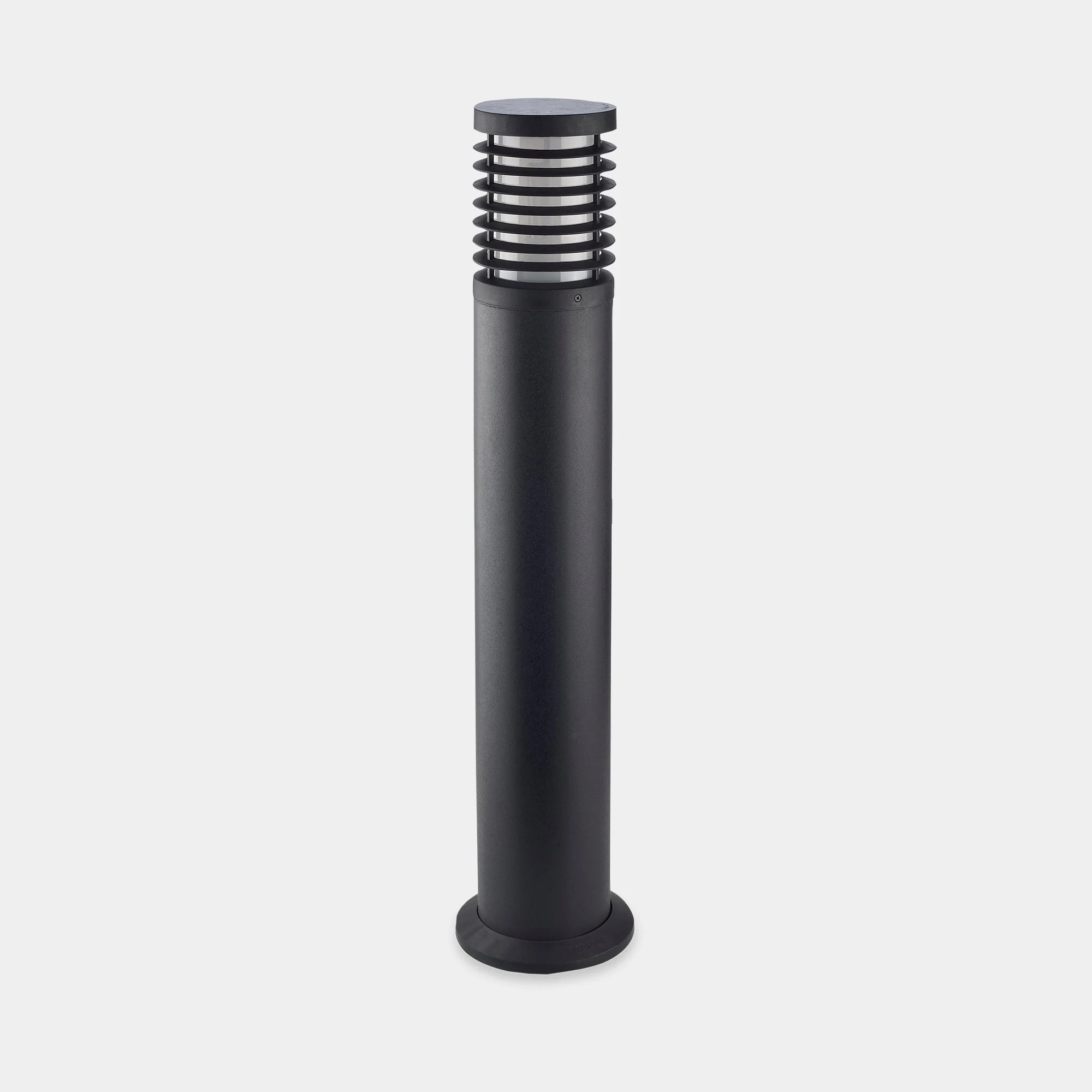 Baliza de exterior LedsC4 Nott E27 negro mate IP65 90cm 55-9656-05-CD