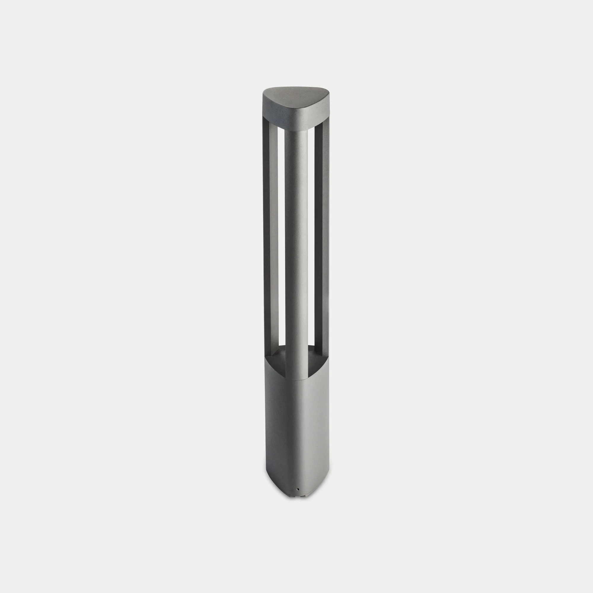 Baliza de exterior LedsC4 Helion LED gris urbano CCT regulable IP66 55-E075-Z5-EH